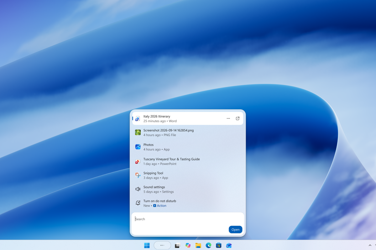 Поиск в Windows станет быстрее и функциональнее